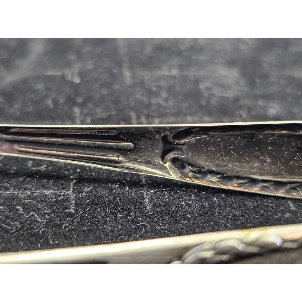 Korner & Proll Sugar Tongs 800 Silver Berlin‎ German 1880s Monogram MG Excellent